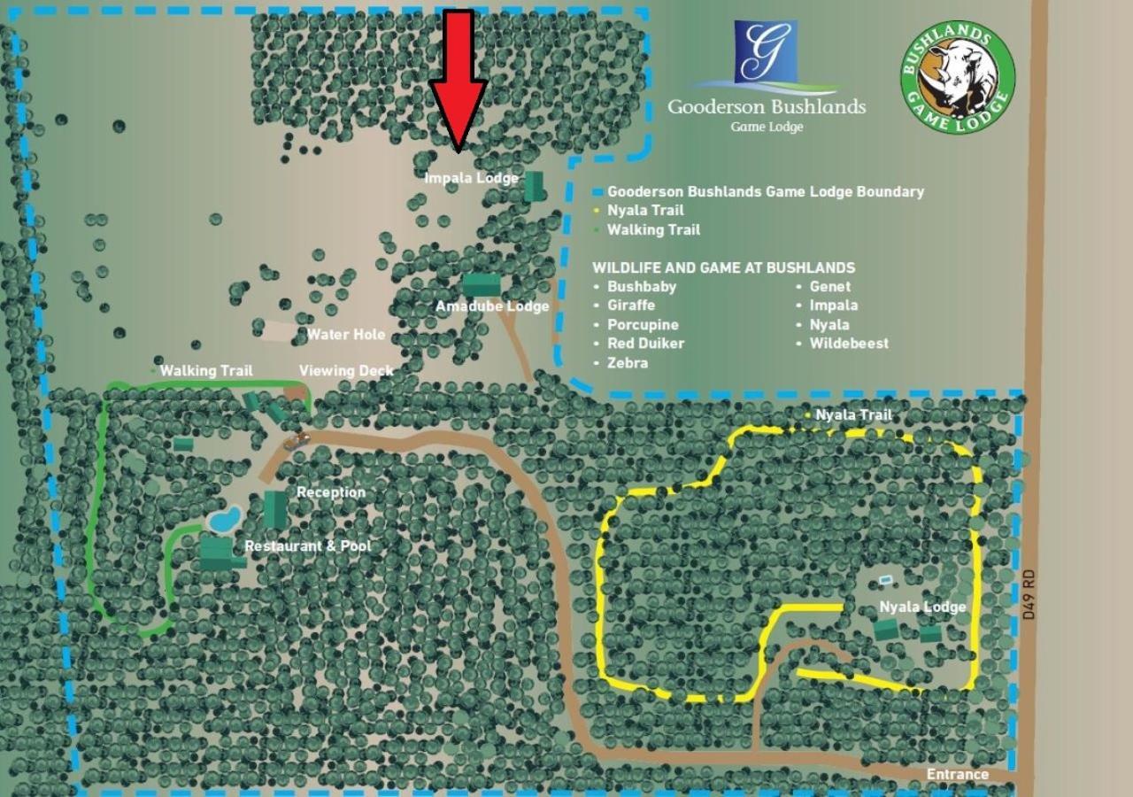 שלושלואי Gooderson Bushlands Game Lodge מראה חיצוני תמונה